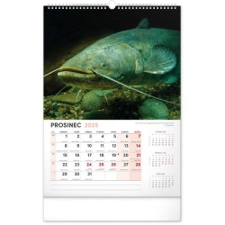 Nástěnný kalendář Rybářský 2024, 33 x 46 cm