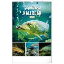 Nástenný kalendár Rybársky 2024, 33 x 46 cm