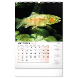 Nástenný kalendár Rybársky 2024, 33 x 46 cm