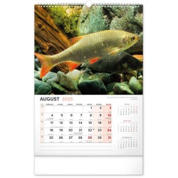 Nástenný kalendár Rybársky 2024, 33 x 46 cm