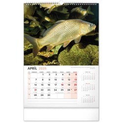 Nástenný kalendár Rybársky 2024, 33 x 46 cm