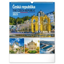 Nástěnný kalendář Česká republika 2024, 30 x 34 cm