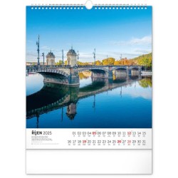 Nástěnný kalendář Vodní království 2024, 30 x 34 cm