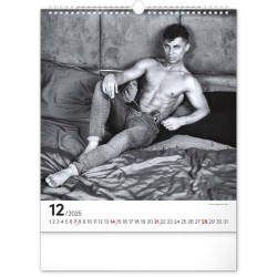 Nástěnný kalendář Men 2024, 30 x 34 cm