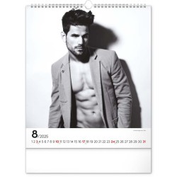 Nástěnný kalendář Men 2024, 30 x 34 cm
