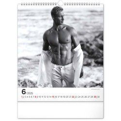 Nástěnný kalendář Men 2024, 30 x 34 cm