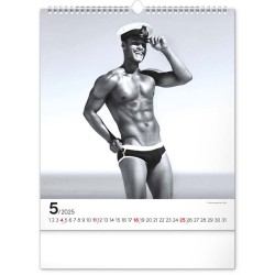 Nástěnný kalendář Men 2024, 30 x 34 cm