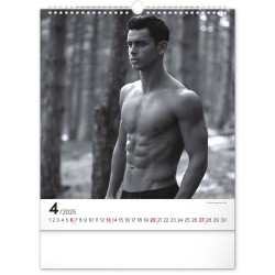 Nástěnný kalendář Men 2024, 30 x 34 cm
