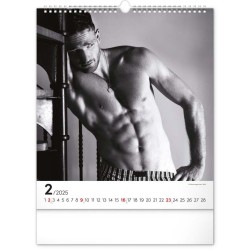 Nástěnný kalendář Men 2024, 30 x 34 cm