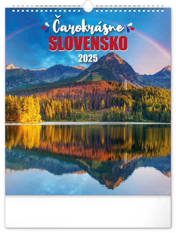 Nástenný kalendár Čarokrásne Slovensko 2024, 30 x 34 cm