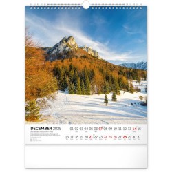 Nástenný kalendár Čarokrásne Slovensko 2024, 30 x 34 cm