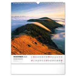 Nástenný kalendár Čarokrásne Slovensko 2024, 30 x 34 cm