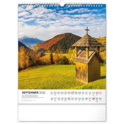 Nástenný kalendár Čarokrásne Slovensko 2024, 30 x 34 cm