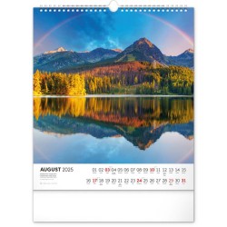 Nástenný kalendár Čarokrásne Slovensko 2024, 30 x 34 cm