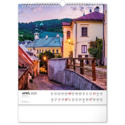 Nástenný kalendár Čarokrásne Slovensko 2024, 30 x 34 cm