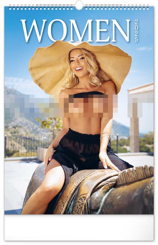 Nástěnný kalendář Women 2024, 33 x 46 cm