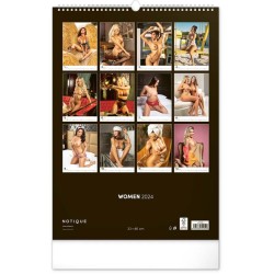 Nástěnný kalendář Women 2024, 33 x 46 cm