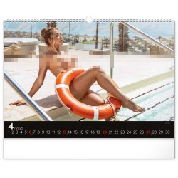 Nástěnný kalendář Summer Paradise 2024, 48 x 33 cm