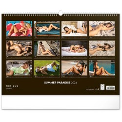 Nástěnný kalendář Summer Paradise 2024, 48 x 33 cm