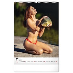 Nástěnný kalendář Girls and Carps 2024, 33 x 46 cm