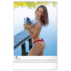Nástěnný kalendář Girls and Carps 2024, 33 x 46 cm