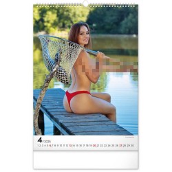 Nástěnný kalendář Girls and Carps 2024, 33 x 46 cm