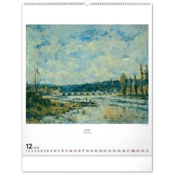 Nástěnný kalendář Impresionismus 2024, 48 x 56 cm