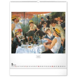 Nástěnný kalendář Impresionismus 2024, 48 x 56 cm