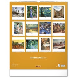 Nástěnný kalendář Impresionismus 2024, 48 x 56 cm