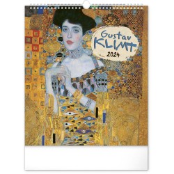 Nástěnný kalendář Gustav Klimt 2024, 30 x 34 cm