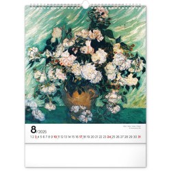 Nástěnný kalendář Vincent van Gogh 2024, 30 x 34 cm