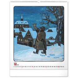 Nástěnný kalendář Josef Lada 2024, 48 x 56 cm