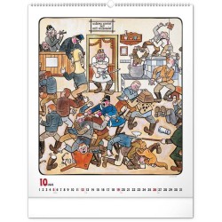 Nástěnný kalendář Josef Lada 2024, 48 x 56 cm