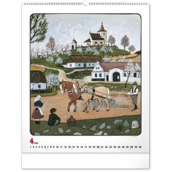Nástěnný kalendář Josef Lada 2024, 48 x 56 cm