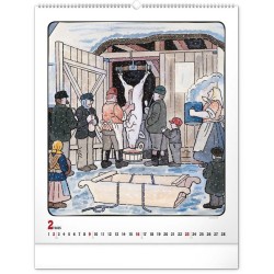 Nástěnný kalendář Josef Lada 2024, 48 x 56 cm