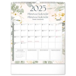 Nástěnný plánovací kalendář Květy 2024, 30 x 34 cm