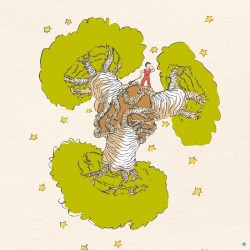 Poznámkový kalendář Malý princ 2024, 30 x 30 cm