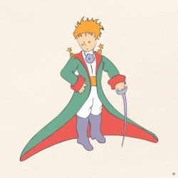 Poznámkový kalendář Malý princ 2024, 30 x 30 cm