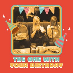 Poznámkový kalendář Přátelé 2024, 30 x 30 cm