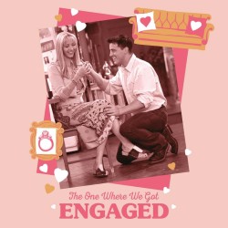 Poznámkový kalendář Přátelé 2024, 30 x 30 cm