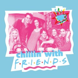 Poznámkový kalendář Přátelé 2024, 30 x 30 cm