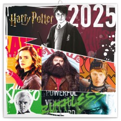 Poznámkový kalendář Harry Potter 2024, 30 x 30 cm