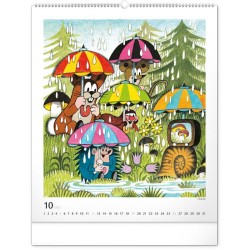 Nástěnný kalendář Krteček 2024, 48 x 56 cm