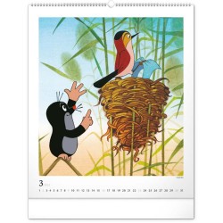 Nástěnný kalendář Krteček 2024, 48 x 56 cm