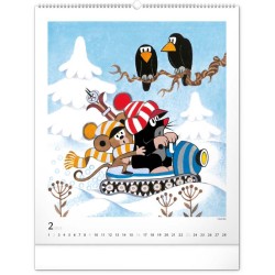 Nástěnný kalendář Krteček 2024, 48 x 56 cm