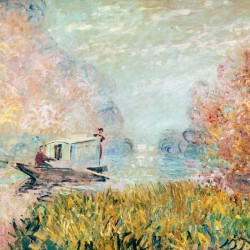 Poznámkový kalendář Claude Monet 2024, 30 x 30 cm