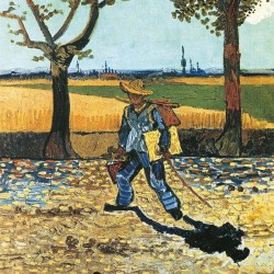 Poznámkový kalendář Vincent van Gogh 2024, 30 x 30 cm