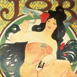 Poznámkový kalendář Alfons Mucha 2024, 30 x 30 cm