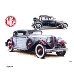 Poznámkový kalendář Classic Cars - Václav Zapadlík, 2024, 30 x 30 cm