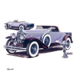 Poznámkový kalendář Classic Cars - Václav Zapadlík, 2024, 30 x 30 cm